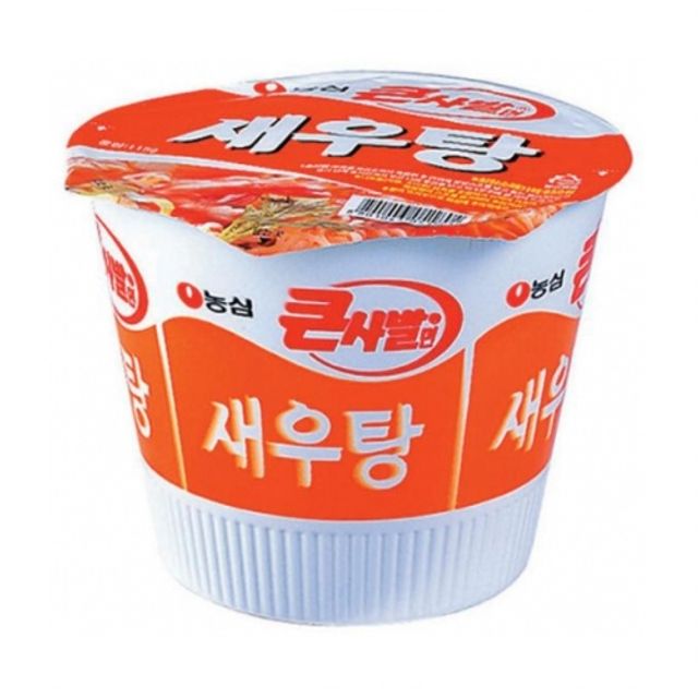 혜명몰 농심 새우탕 큰사발115g16개입 - 박스 (16개입) 컵라면세트 컵라면박스 사무실라면 탕비실라면 간편