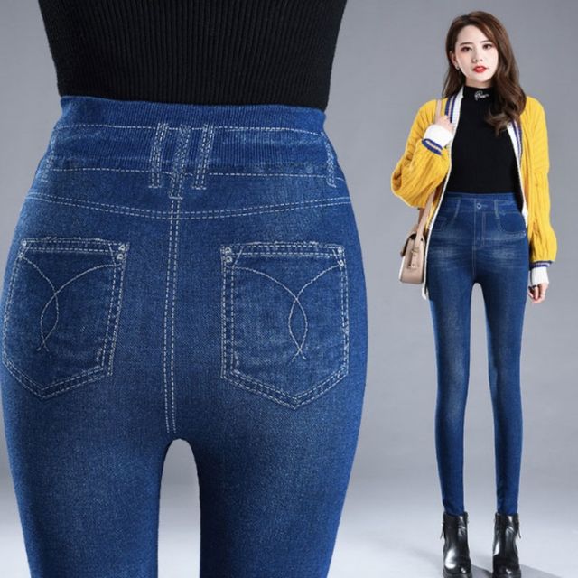 슬림핏 진청 진 블랙 청바지 여자 데님레깅스 바지