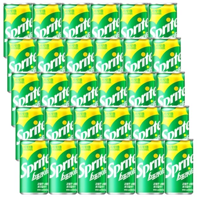 코카콜라 스프라이트 190ml 30캔