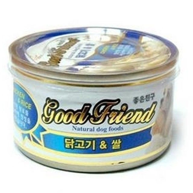 강아지 통조림 캔 라이스N닭고기 100g 24개 - 애견 간식