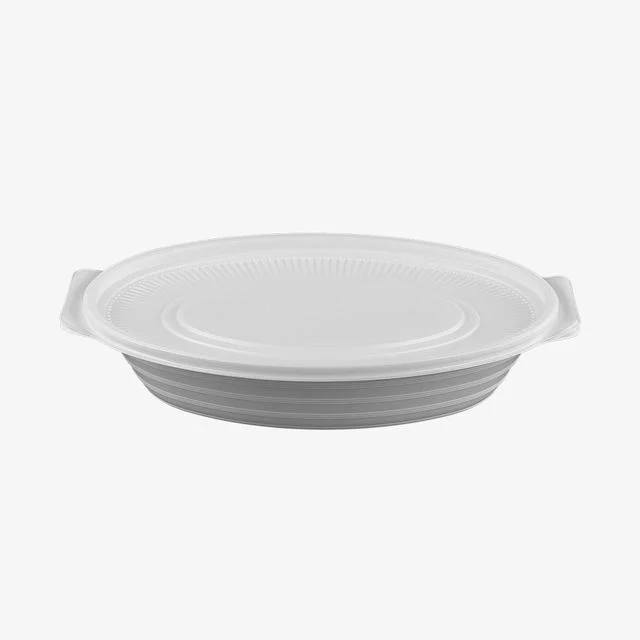 찜 탕 전골 포장용기 높이 68mm 일자형 뚜껑 포함 100세트