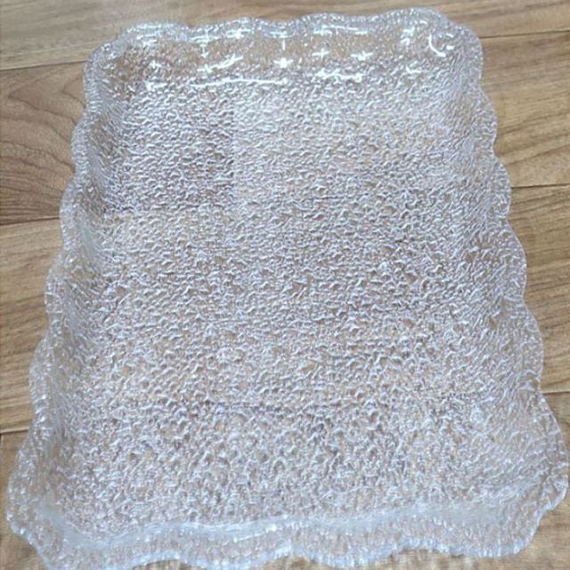 아크릴 쟁반 서빙 트레이 42cm 카페 과일 접시