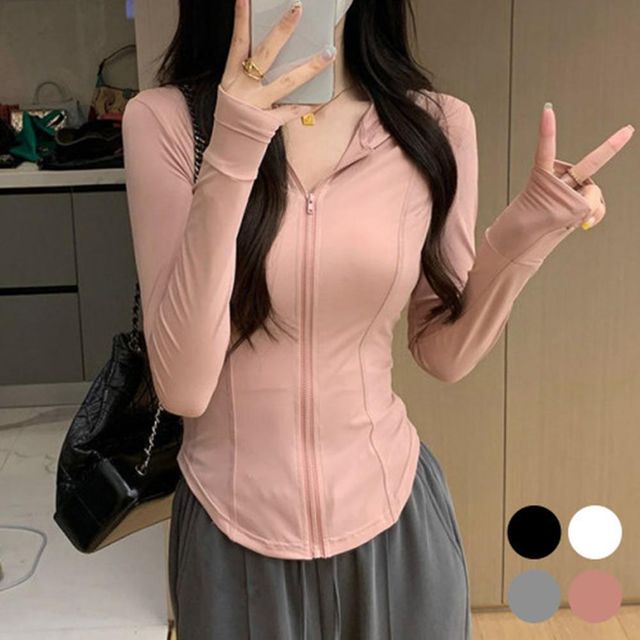 스타일 후드집업점퍼 20대 여성우드 오버핏 후드집업