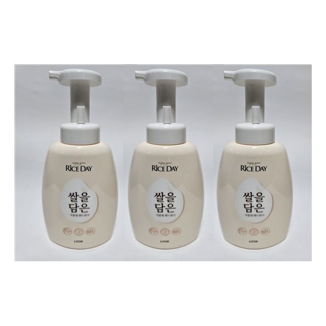 라이스데이 거품형 쌀을담은 핸드워시 500ml 3개입 (당일발송/무제한공급/정품)