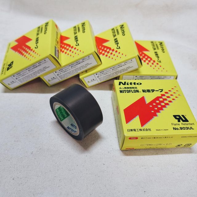 니또테이프 25mm 903 내열 실리콘 테프론 테이프 - 고온 작업용