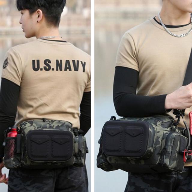남성 밀리터리 숄더백 낚시 가방 - 크로스백 힙색 멀티백