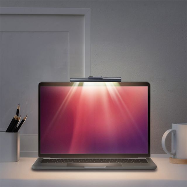 노트북 거치 LED 조명바 터치 밝기조절 C타입