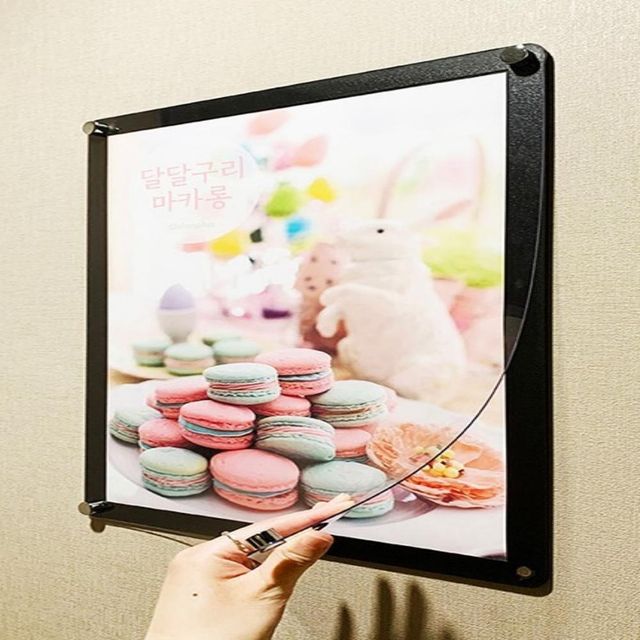 자석프레임 A3 흑색 세로 아파트안내판 매장안내판 포켓게시판 실내배너 병원안내문