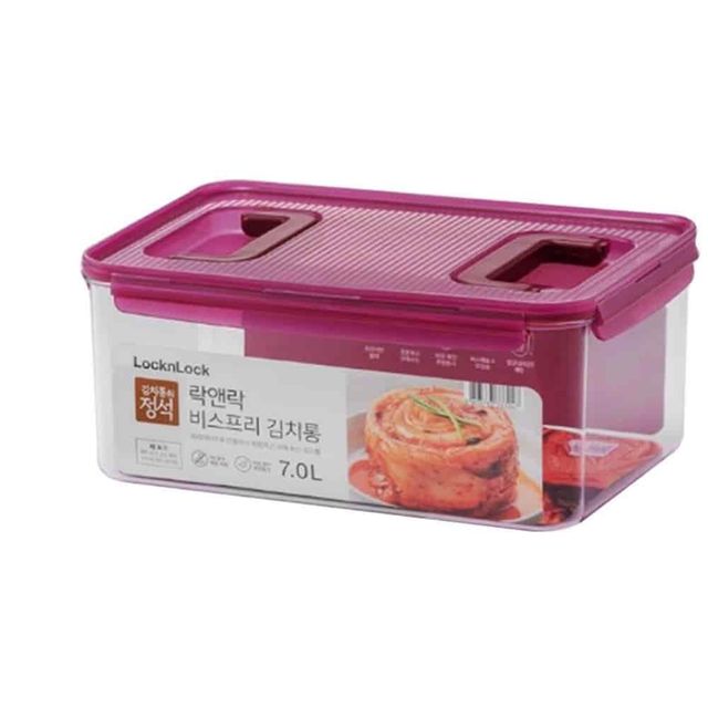 김치통 7L 김치밀폐용기 다용도밀폐용기 김치소분 플라스틱밀폐용기