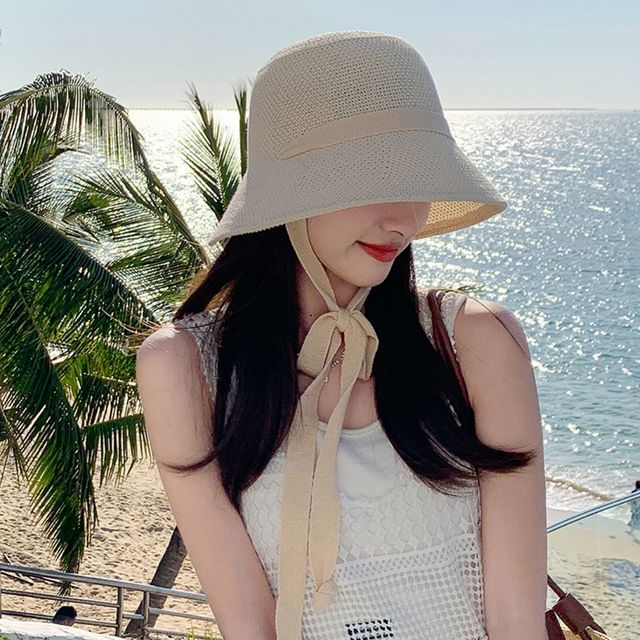 여자모자 캐주얼 벙거지모자 버킷햇 3컬러 비치모자