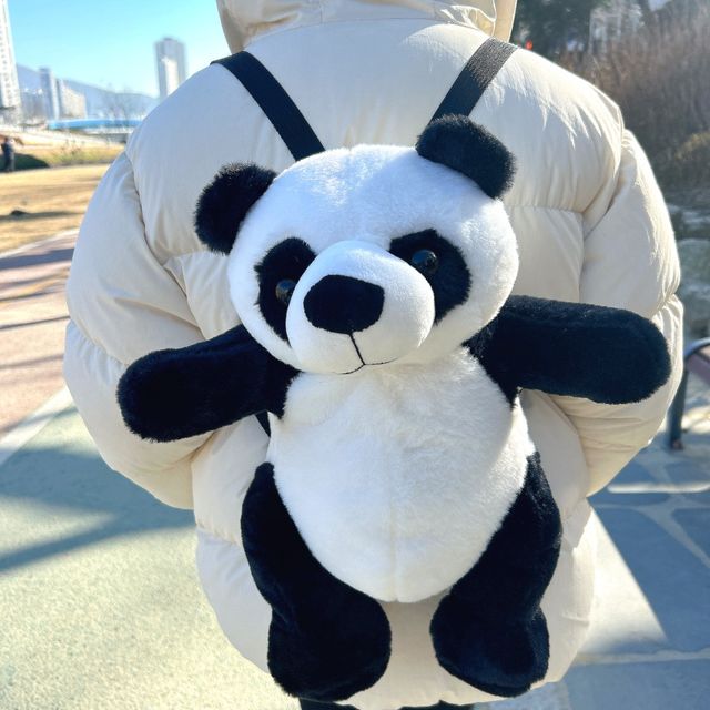 판다백팩 인형 팬더백백 - 귀여운 판다 디자인 백팩