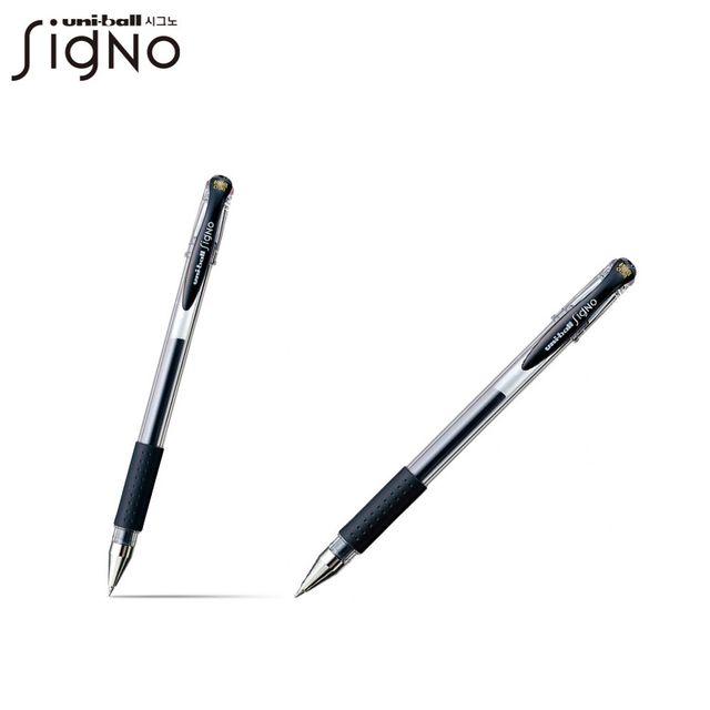 UNI 유니볼 시그노볼펜(0.38mm)UM-151 블랙색상 1자루