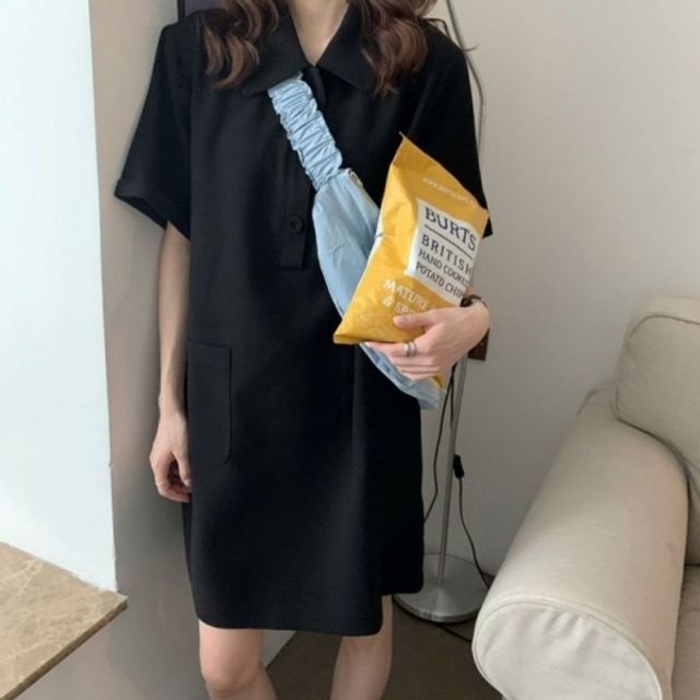 바캉스원피스 카라 미니원피스 나시원피스 편안한 여름 휴가룩