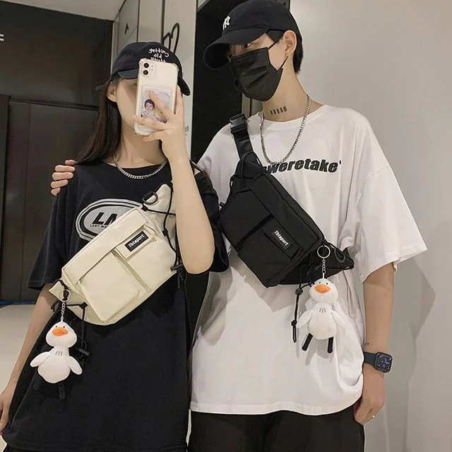 스퀘어포켓 슬링백 OLG-047