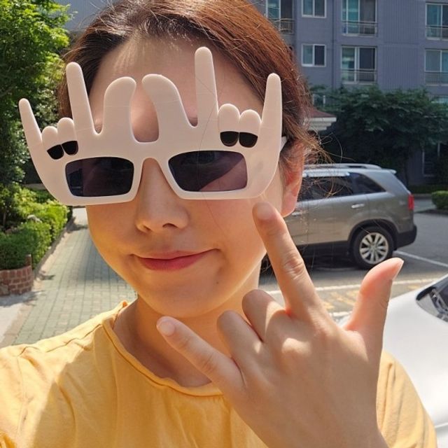 촬영소품 파티안경 멋쟁이 사진 피스 선글라스 힙합