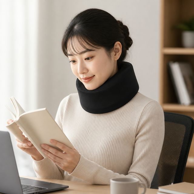 경추 거치대 목 교정용 지지대 목건강 아이템