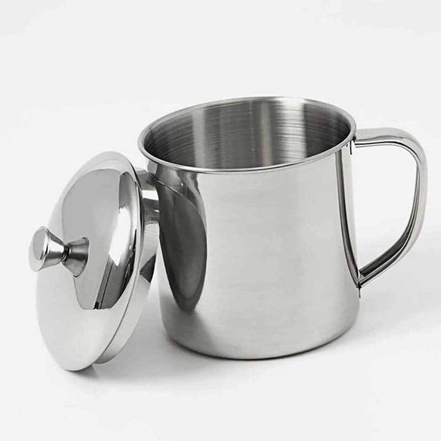 캠핑 뚜껑 스텐컵 350ml 휴대용 머그 머그컵 등산용컵