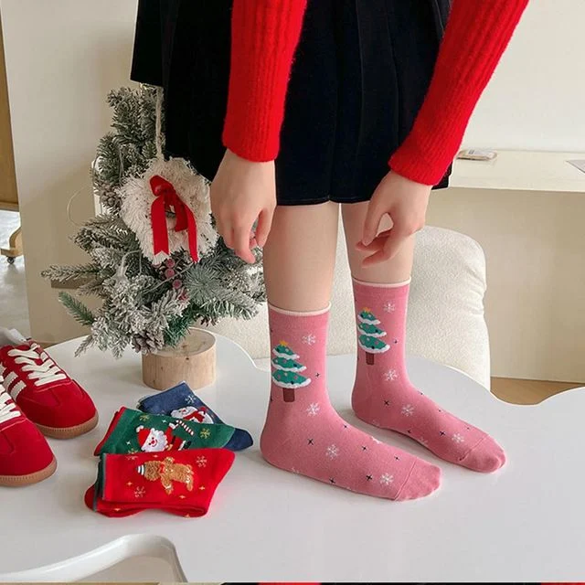 크리스마스 산타 양말 루돌프 선물세트 4p 유치원 어린이집