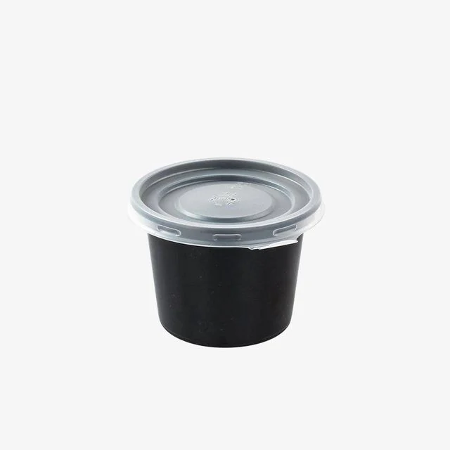 TBZ 일회용 소스컵 포장용기 140ml 뚜껑포함 100개 세트