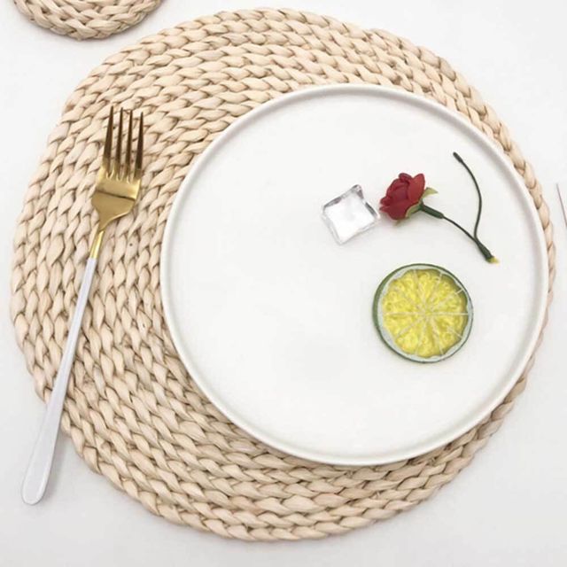 30cm 라탄테이블매트 식탁테이블매트 접시받침