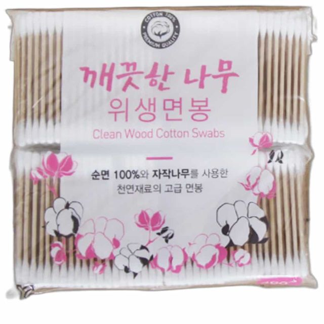 나무 면봉 400p 귀이개 귀청소