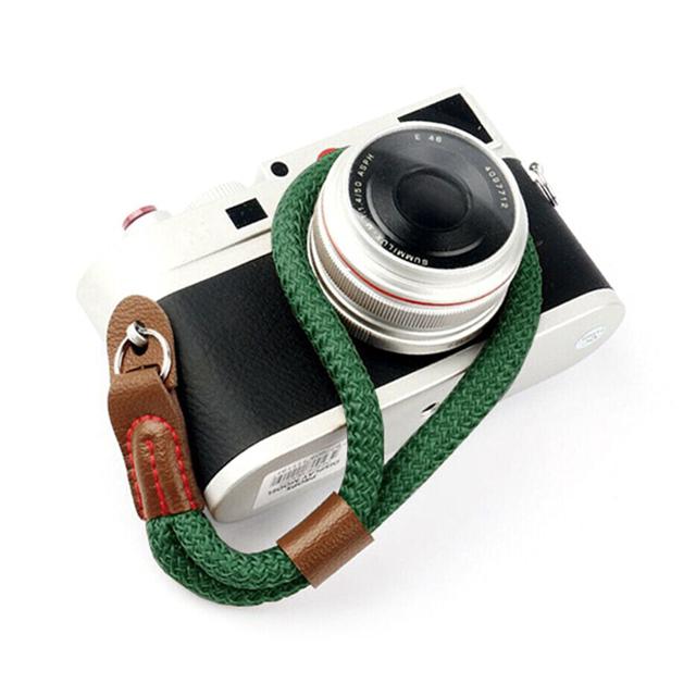 DSLR 카메라 로프 핸드 손목 스트랩 미러리스 소니 올림푸스 호환