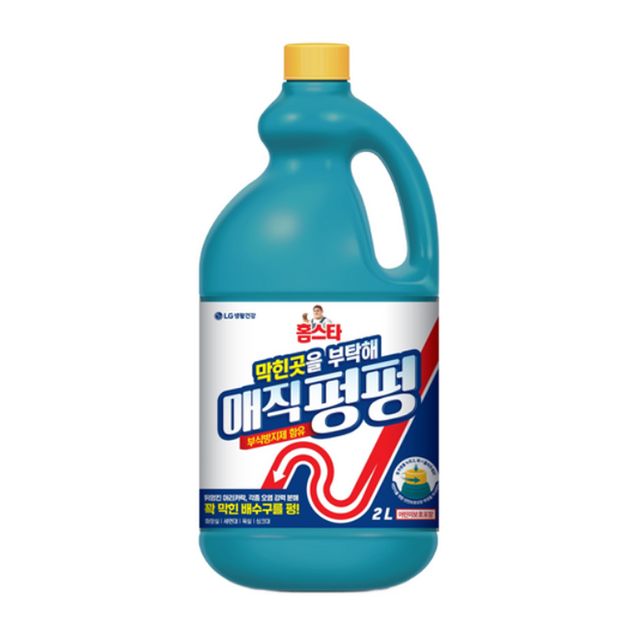 혜명몰 홈스타 막힌곳을 부탁해 매직펑펑 2L 배관청소 배수구 씽크대 화장실청소 하수구배관청소