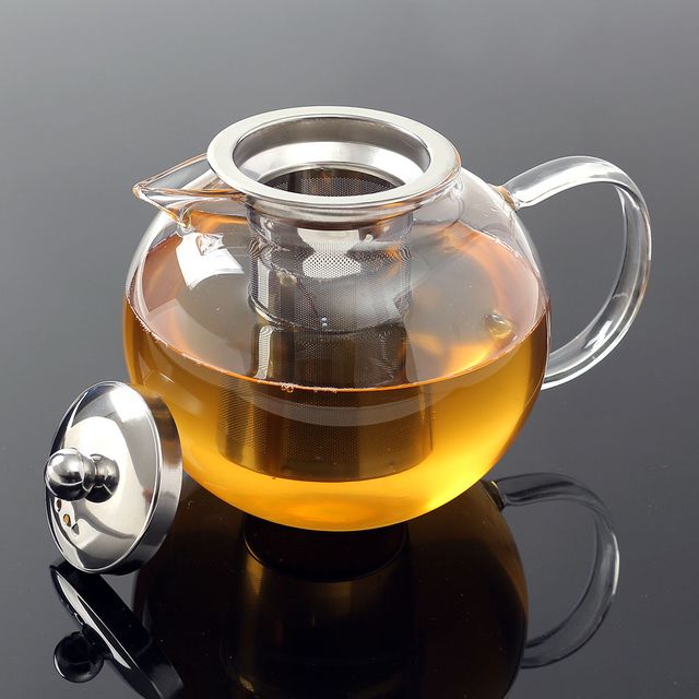 내열유리 티포트 1.3L 거름망 포함 차주전자