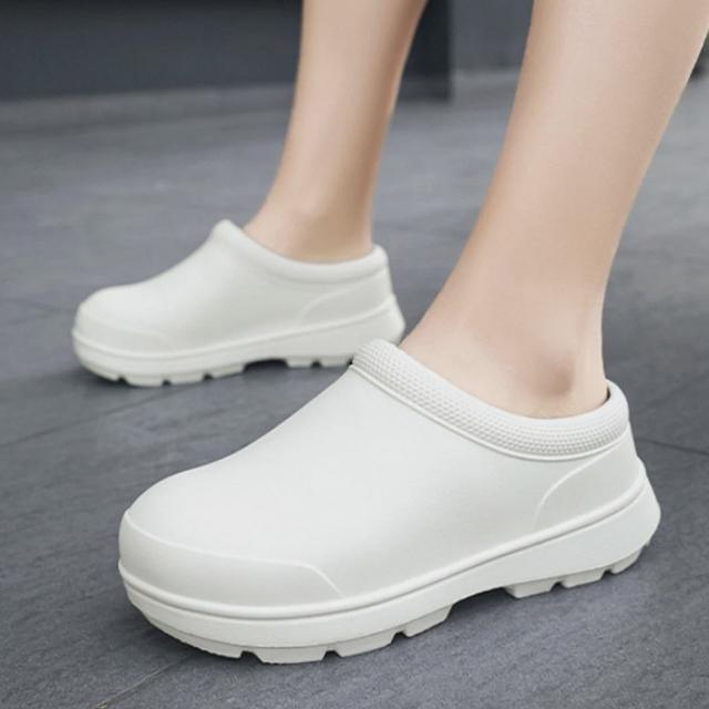 남녀공용 230-270 앞막힘 실내화 경량 주방화 슬리퍼