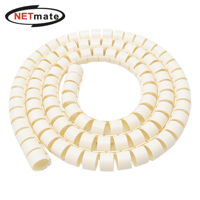 NETmate 케이블 정리기 1.5M(베이지/15mm)