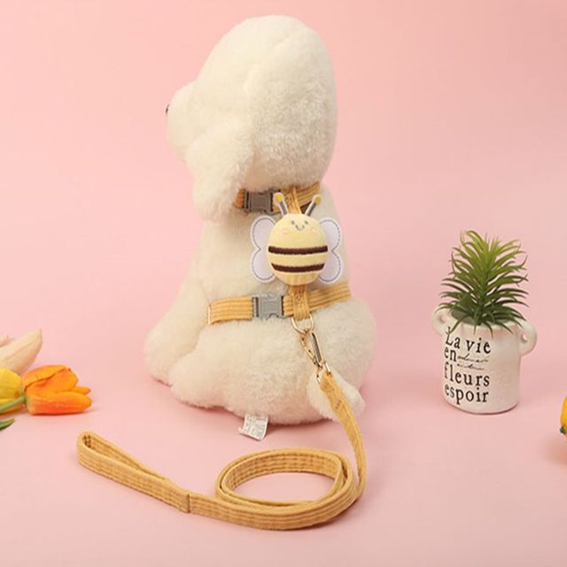 PET 꿀벌 가슴줄 애견리드줄 강아지산책줄 소형견하네스