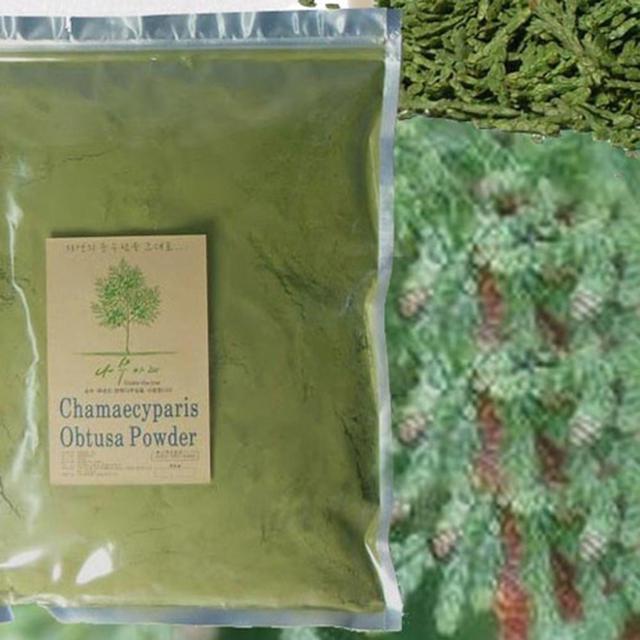 편백 나무 분말 가루 1kg 편백잎 편백분말 파우더