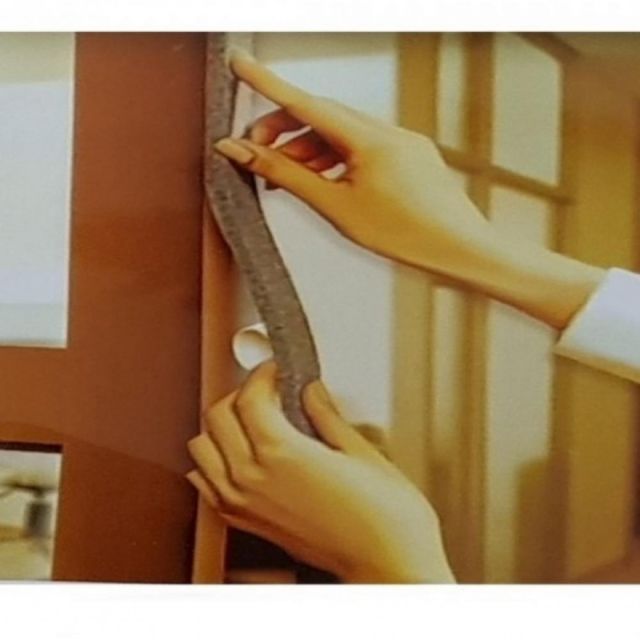 실내용 문풍지 2개 세트 소음방지 에너지절약 문틈막이