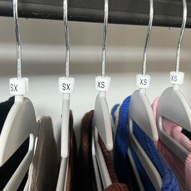 옷걸이 사이즈 링 XS 10P