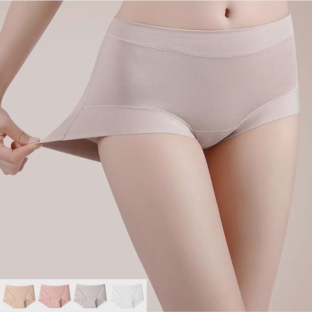 60수 여성 팬티 4P 속옷 세트 미디팬티 사게절