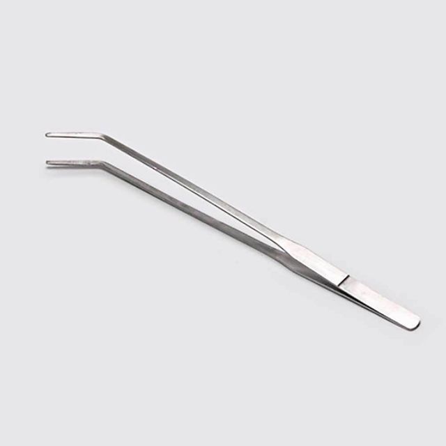 스테인리스 수초핀셋 곡선형 27cm 심기 미끄럼방지