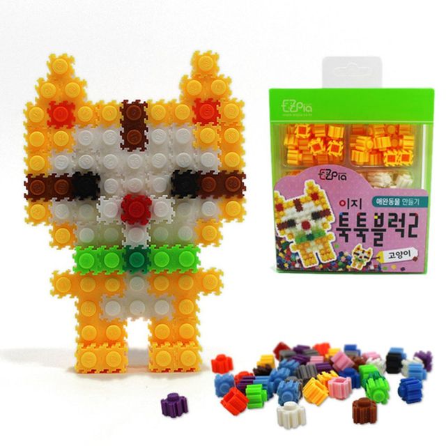 이지 툭툭블럭만들기 (고양이)
