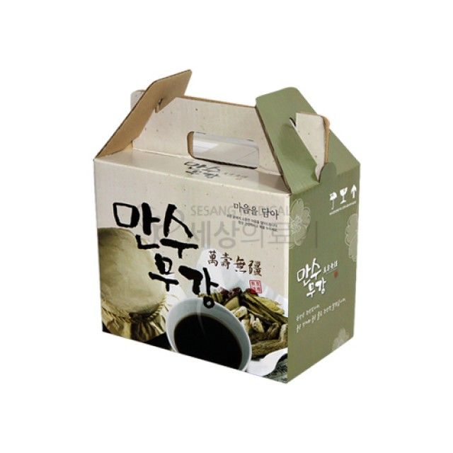 만수무강 한약 박스 50장 - 한의원 즙 포장 택배 상자