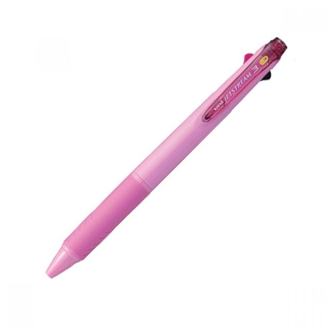 볼펜 제트스트림 3색 0.38mm 베이비핑크