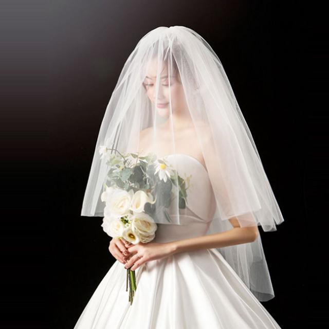 웨딩베일 면사포 셀프 웨딩 촬영 소품 브라이덜 샤워