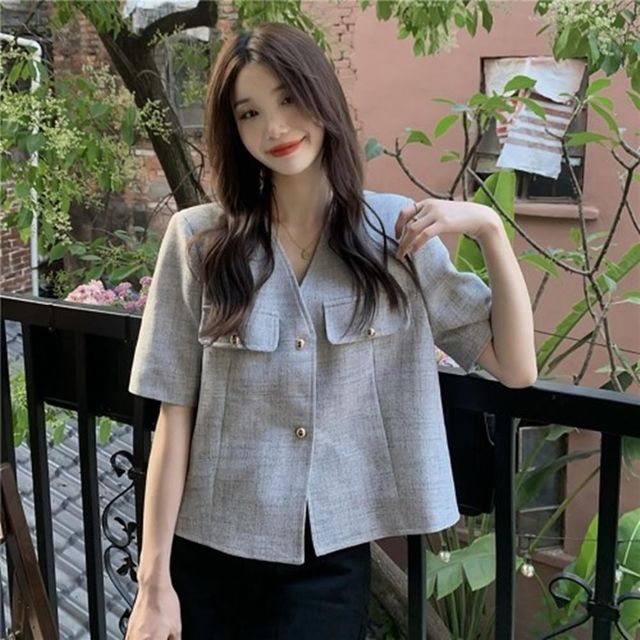 반팔 자켓 정장재킷 여성자켓 코트 여자재킷 하객룩