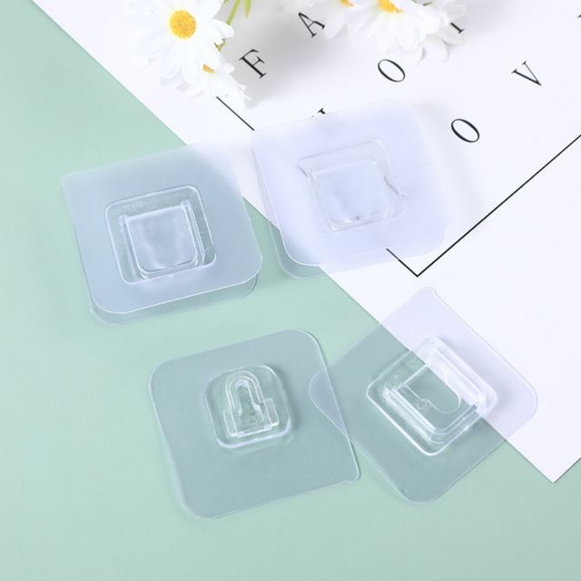 양면 접착 벽걸이 후크, 벽면 부착용 고리
