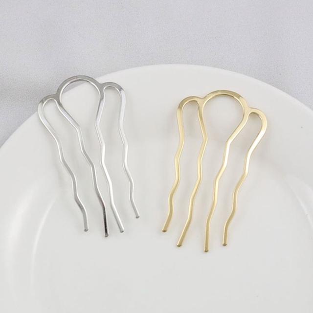 미니 U자 비녀 올림머리 유핀 셋팅용 헤어핀