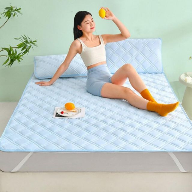 침대 통풍 메쉬 가족용 1.8x2m 부드러운 시원한 여름 이불 매트 패드 냉감 쿨매트 아이스매트 쿨패드 대형