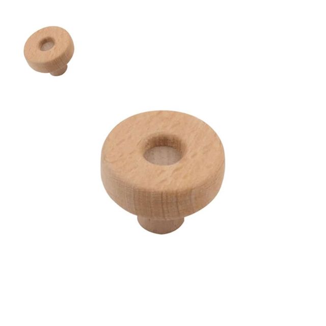 원목 원기둥 1구 가구손잡이 30mm 서랍손잡이 씽크대손잡이 장농손잡이 서랍장손잡이