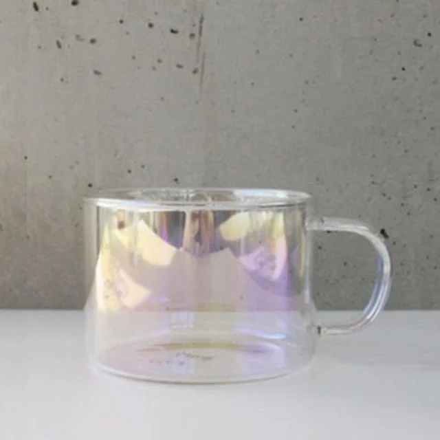 유리컵 머그잔 오로라컵 유리잔 내열컵 물컵 500ml