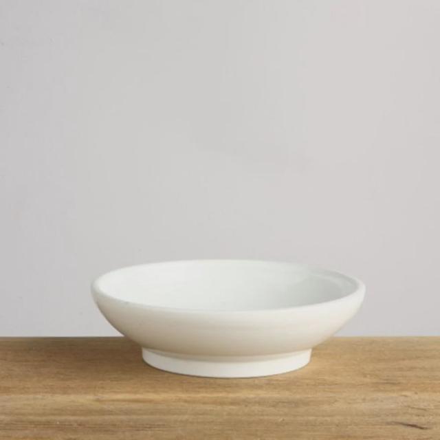 이천 도자기 떡살 백자 나물기 17cm 찬기 그릇 식기