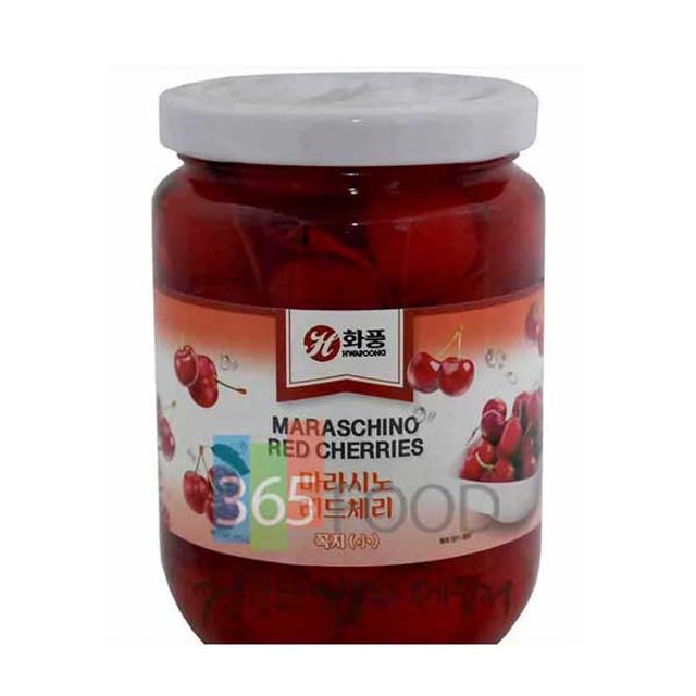 마라시노 레드체리 꼭지 375g