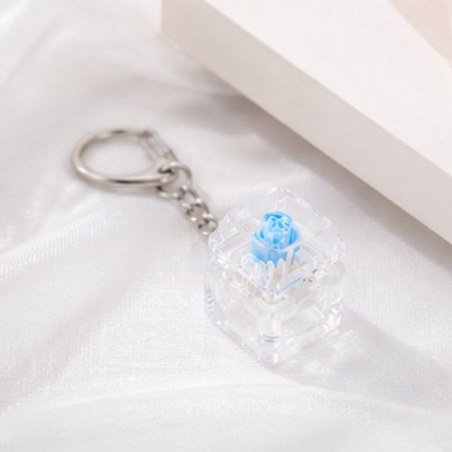 커플키링 키홀더 가죽키링 LED 클릭 1구 키