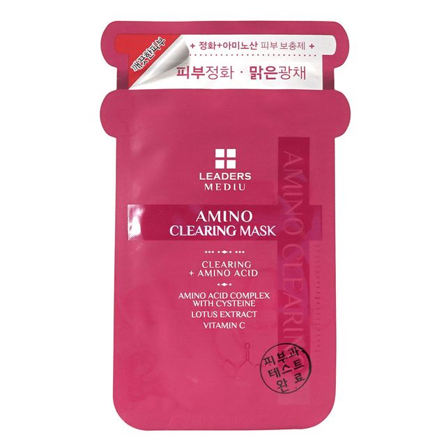 시트팩 아미노 페이스 마스크팩 클리어링 10매